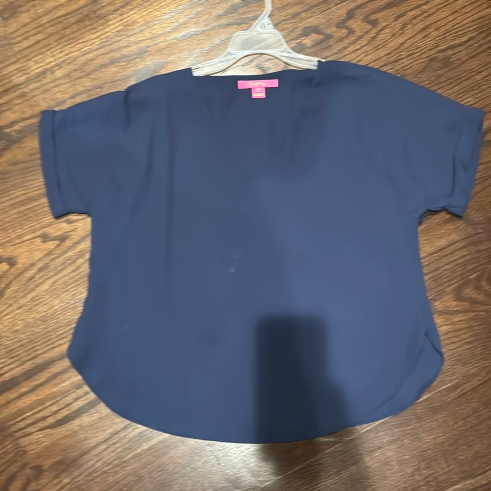 Lilly Pulitzer crepe top.